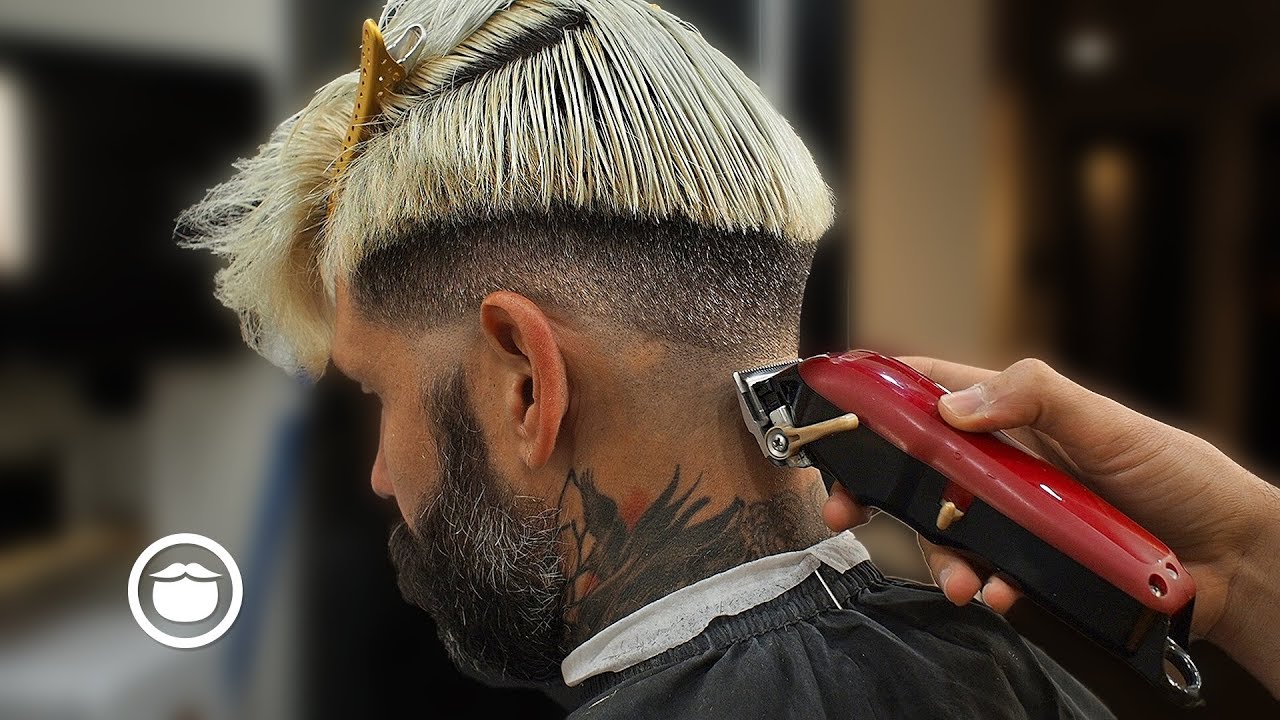 Insane Barber Skills on Handsome Male Model | ODPHADEZ